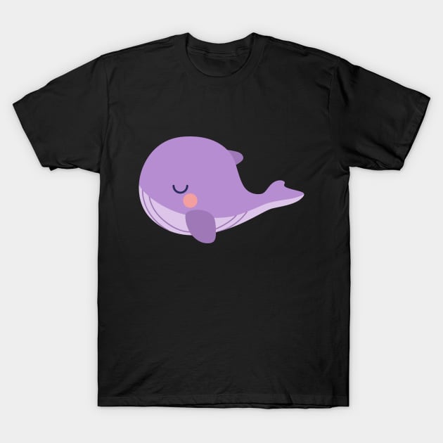Tinytan plush whale cartoon T-Shirt by Oricca